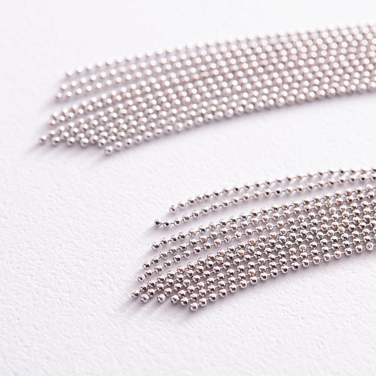 Золотые серьги "Водопад" с07876 от ювелирного магазина Оникс - 5