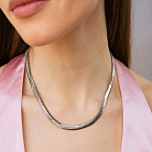 Серебряная цепочка (снейк) 6мм 15230-6 от ювелирного магазина Оникс - 3