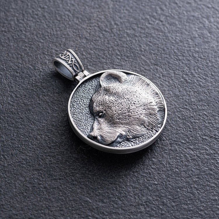 Срібний кулон "Ведмідь. Лапа ведмедя" 1200 від ювелірного магазину Онікс - 2