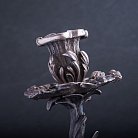 Срібний свічник ручної роботи "Дельфін" з чорнінням сер00004 от ювелирного магазина Оникс - 1