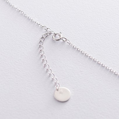 Подвійне срібне кольє "Монети" (можливе гравіювання) 181010 №3