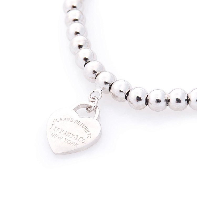 Срібний браслет з сердечком 141273 від ювелірного магазину Онікс - 1