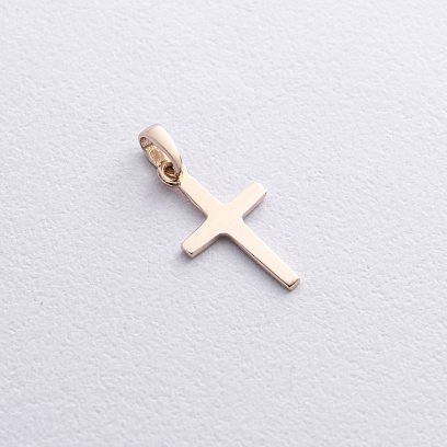 Хрестик у жовтому золоті п03924