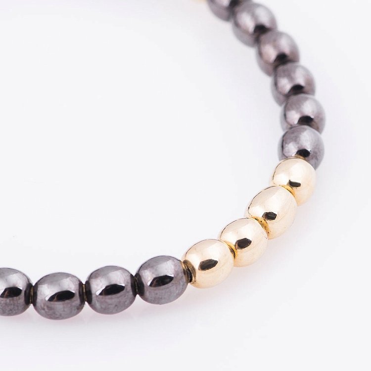 Золотий браслет "Кульки" б02678 від ювелірного магазину Онікс