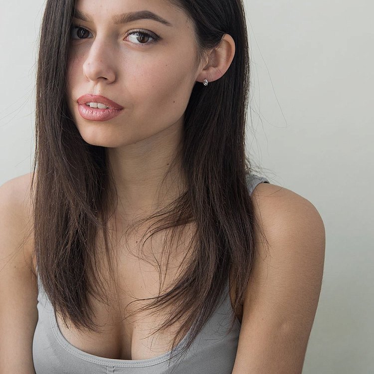 Золоті сережки-пусети з діамантами е0681б від ювелірного магазину Онікс - 3