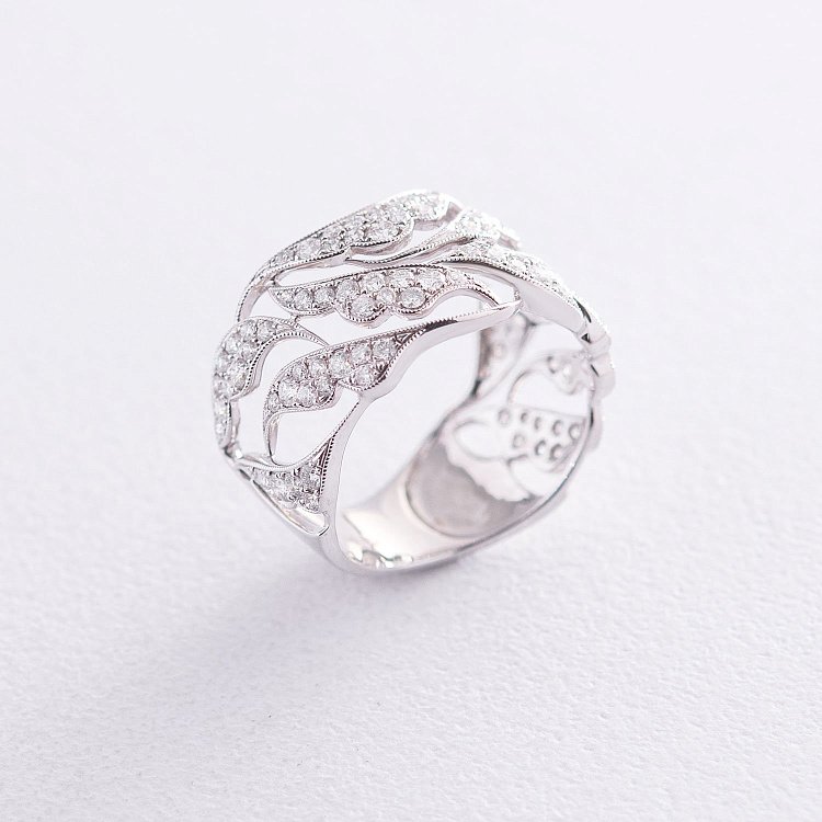 Золотое кольцо с бриллиантами кит0840 от ювелирного магазина Оникс