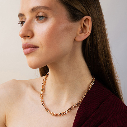 Золотое колье "Mikaela" кол02656 №3