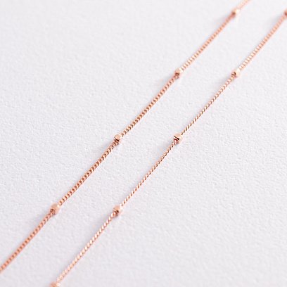 Колье - цепочка "Утонченность" в красном золоте ц00457 №5