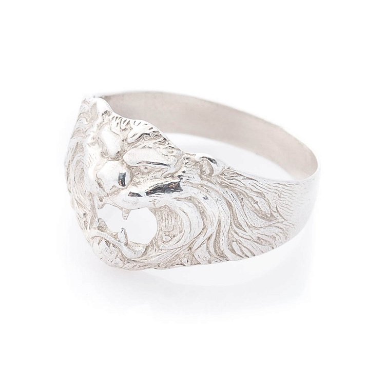 Срібний перстень "Лев" 11298 від ювелірного магазину Онікс - 3