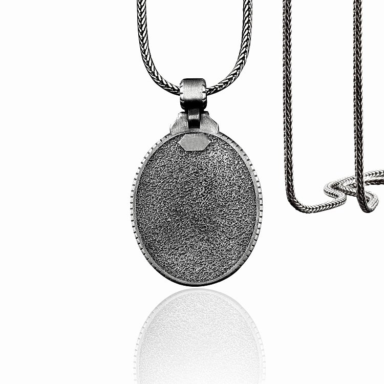 Серебряный кулон "Воскресший Иисус Христос" 133182 от ювелирного магазина Оникс - 3