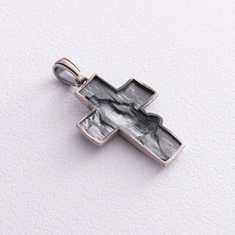 Срібний хрест "Ісус Христом у терновому вінці" 7028 від ювелірного магазину Онікс - 6