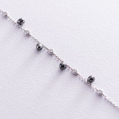 Золоте кольє з діамантами колб0051ca №6