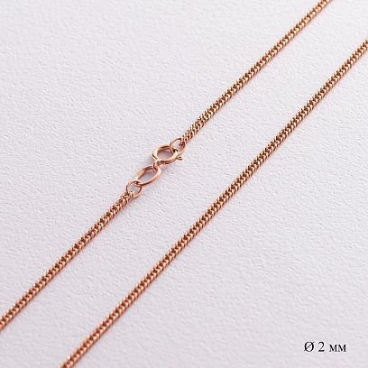 Цепочка золотая панцирное плетение (2 мм) ц00039-2