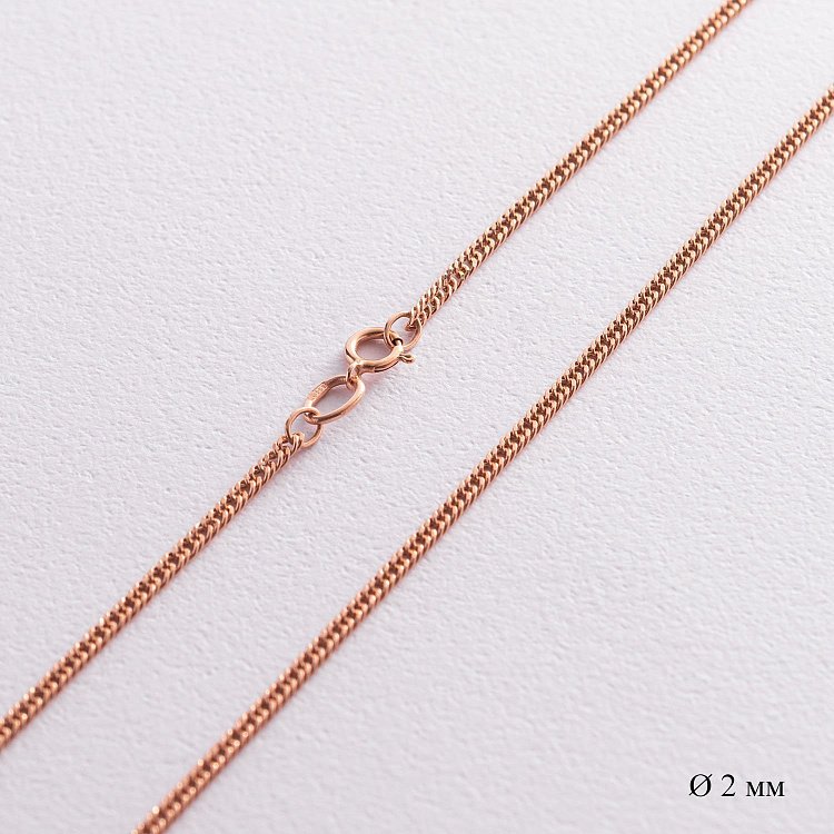 Цепочка золотая панцирное плетение (2 мм) ц00039-2 от ювелирного магазина Оникс