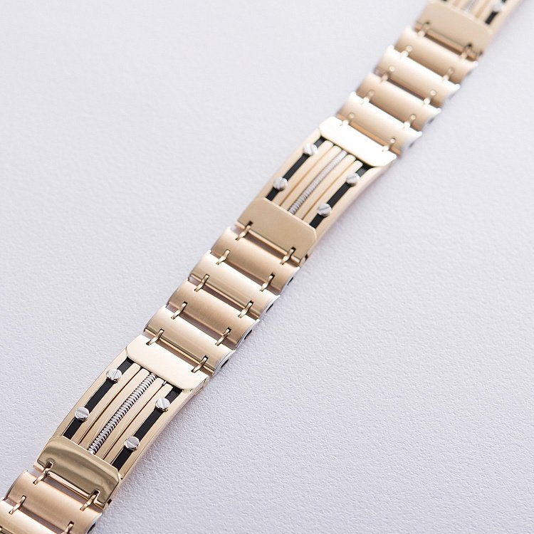 Чоловічий золотий браслет б04344 від ювелірного магазину Онікс - 1