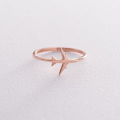 Золотое кольцо "Самолетик" к06333