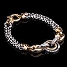 Жіночий браслет з жовтого і білого золота б00817ж от ювелирного магазина Оникс