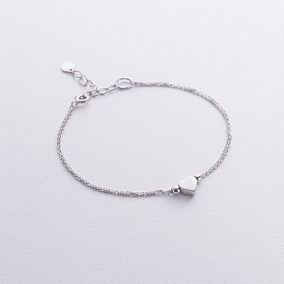 Серебряный браслет "Сердечко" 905-01433