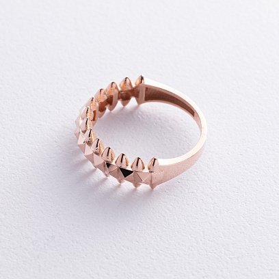 Каблучка в червоному золоті к07579 №3