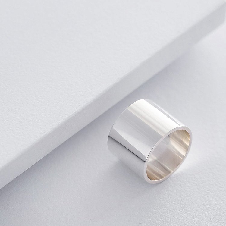 Широка каблучка "Плутон" в сріблі 112143 від ювелірного магазину Онікс - 23