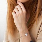 Серебряный браслет с гравировкой "Сейчас идеальное время" 2091в от ювелирного магазина Оникс - 1
