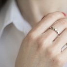 Серебряное кольцо "Кубизм" 112146 от ювелирного магазина Оникс - 2