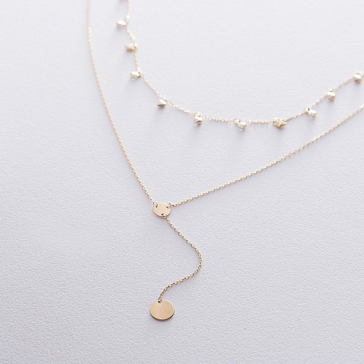 Золоте кольє Дуальність кол01407 від ювелірного магазину Онікс - 3