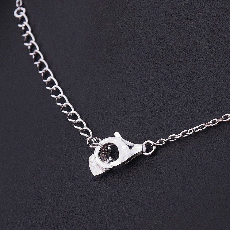 Серебряное колье с перламутром и фианитами 18211 от ювелирного магазина Оникс - 2