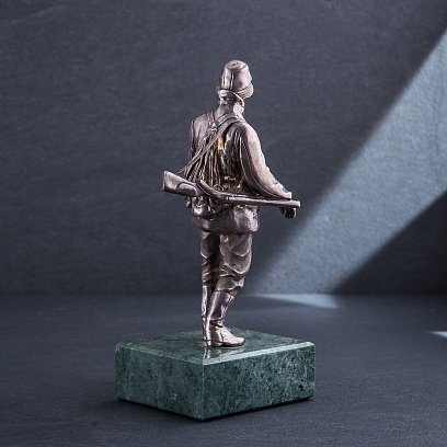 Бронзова фігура ручної роботи "Мисливець" сер00053о №2
