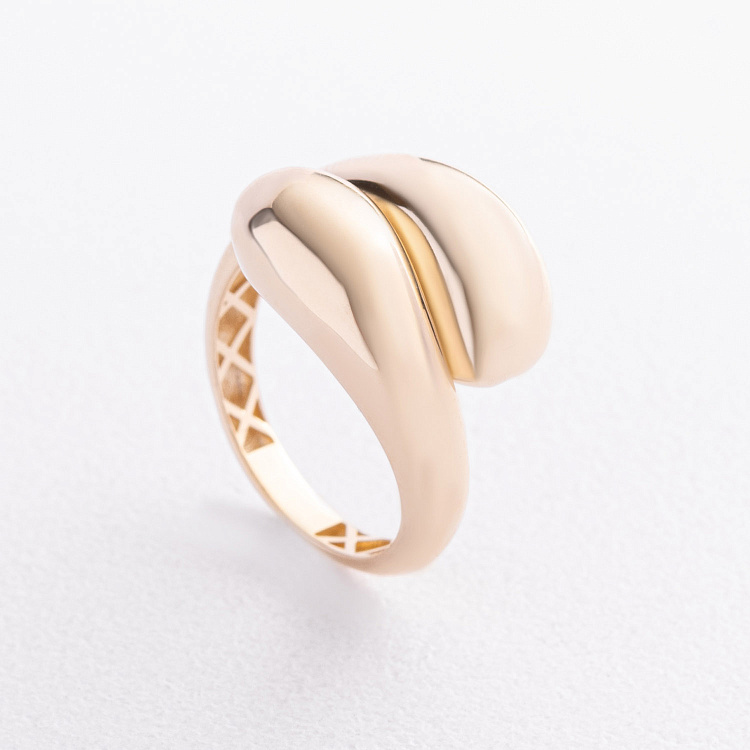 Каблучка "Miriam" у жовтому золоті к08411 від ювелірного магазину Онікс