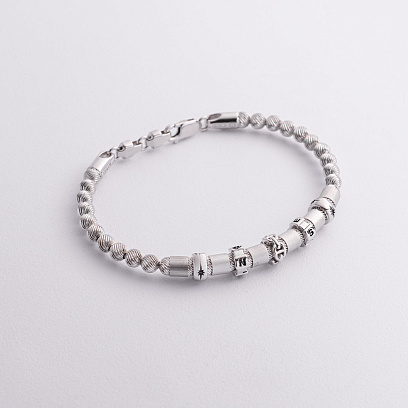 Серебряный мужской браслет ZANCAN EXB746-B №2