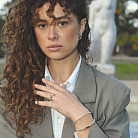 Жорсткий браслет "Marie" у жовтому золоті б05599 от ювелирного магазина Оникс - 17