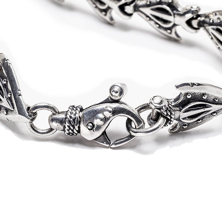 Мужской серебряный браслет "Стрелы" (чернение) tlarrows от ювелирного магазина Оникс - 1