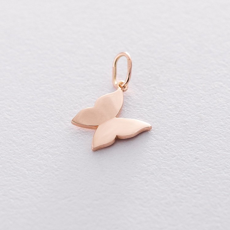 Золотой кулон "Бабочка" п03303 от ювелирного магазина Оникс