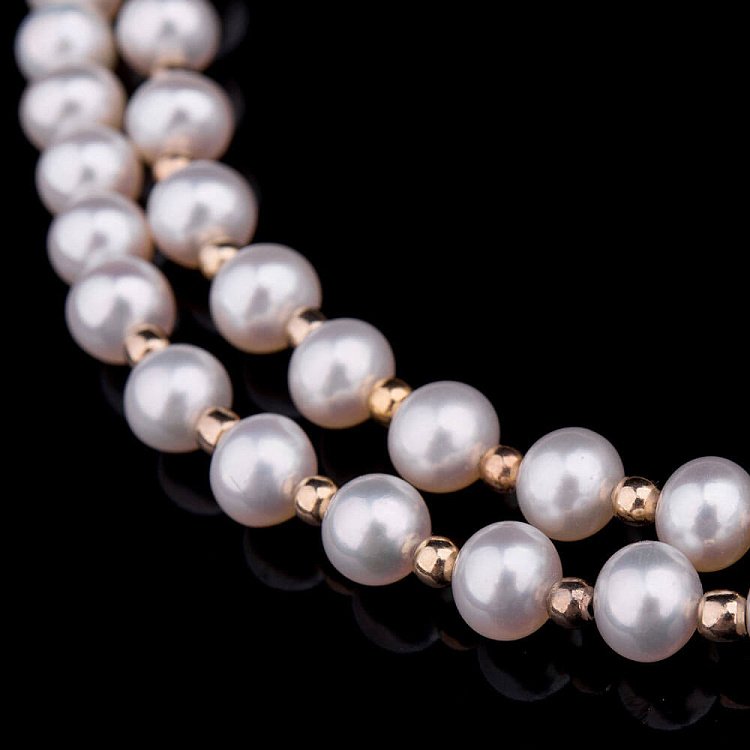 Колье из жемчуга бус2745 от ювелирного магазина Оникс - 4