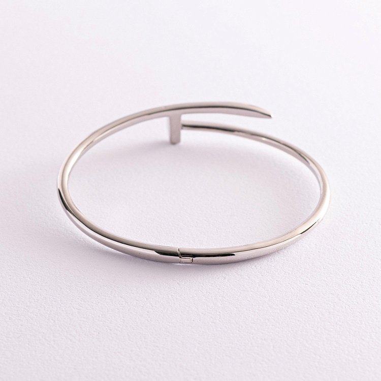 Серебряный браслет "Гвоздь" 141602 от ювелирного магазина Оникс - 3