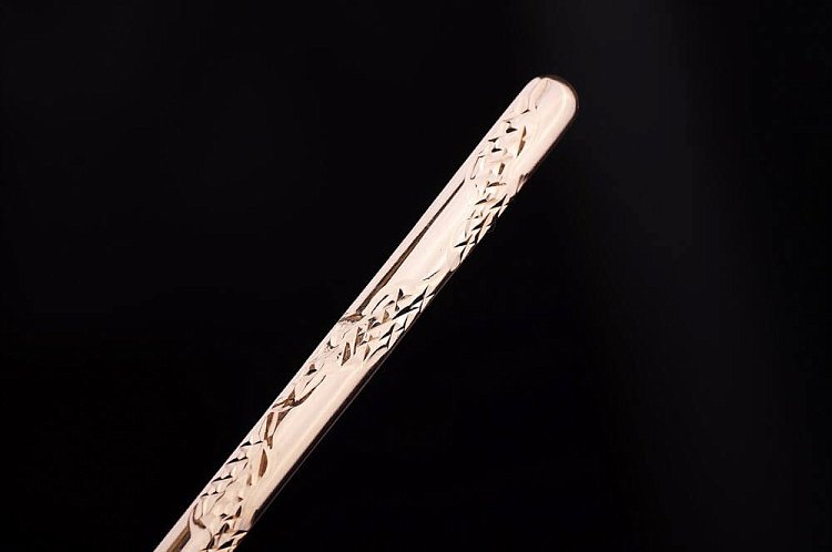 Зажим для галстука с узором заж00005 от ювелирного магазина Оникс - 1