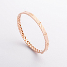 Жорсткий золотий браслет "Love" б05843 от ювелирного магазина Оникс