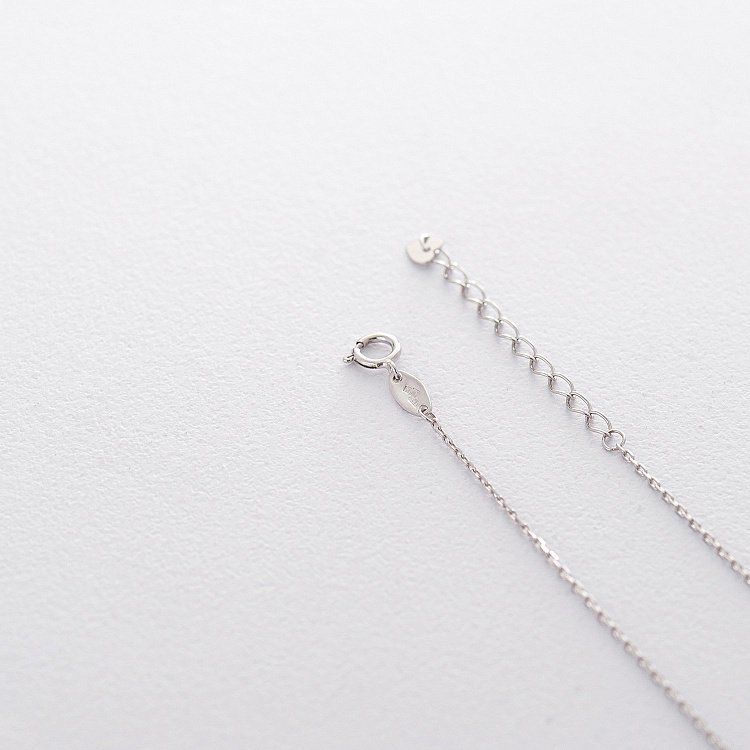 Золотое колье с фианитами кол01471 от ювелирного магазина Оникс - 1