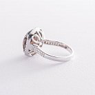 Золотое кольцо с бриллиантами и топазом CR1671Sgm от ювелирного магазина Оникс - 7