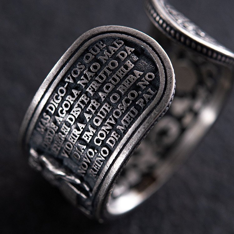 Серебряное кольцо "Тайная вечеря" 112686 от ювелирного магазина Оникс - 8