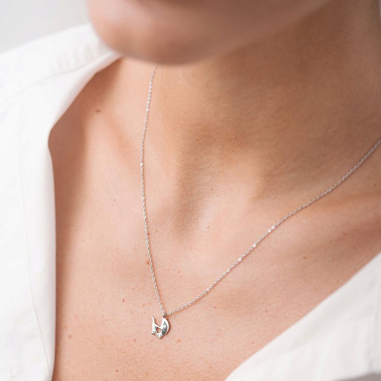 Золотое колье "Коляска" с бриллиантом 104-10029 от ювелирного магазина Оникс - 4