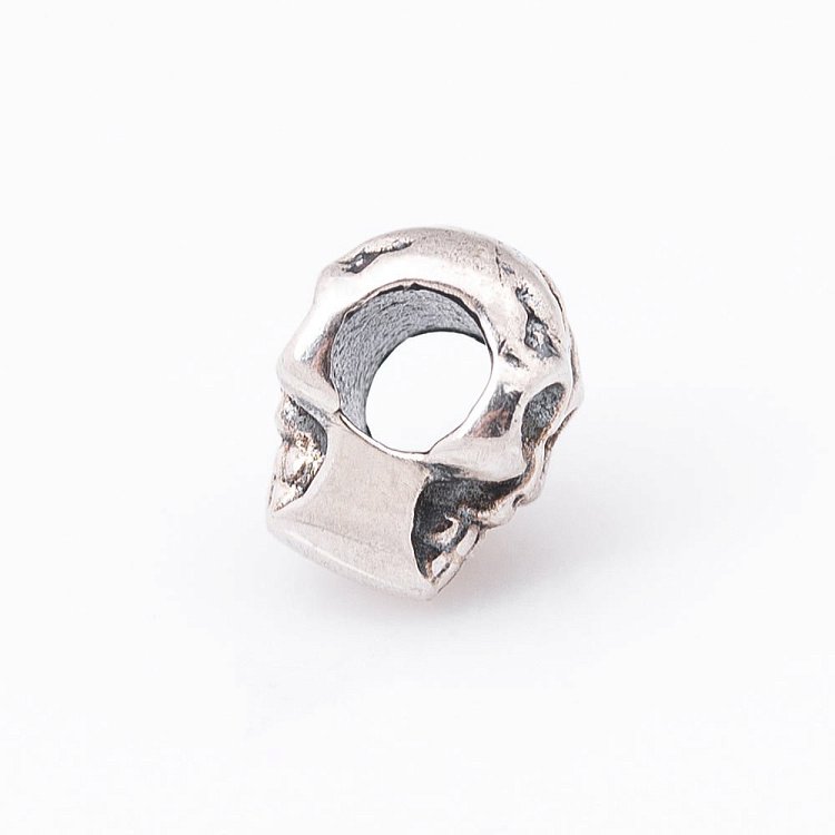 Серебряный шарм "Череп" 131952 от ювелирного магазина Оникс - 1