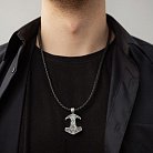 Серебряный кулон "Молот" с символами трискелиона и кельтского узла 7048 от ювелирного магазина Оникс - 2