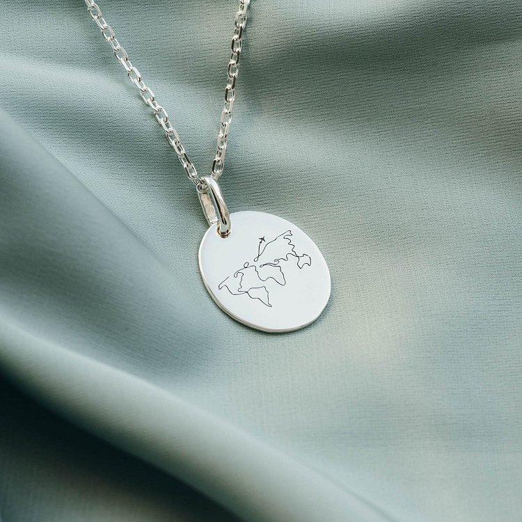 Серебряный кулон "Вокруг света" 133045вок от ювелирного магазина Оникс - 4