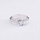 Золотое кольцо (фианиты) к02685 от ювелирного магазина Оникс