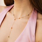 Кольє "Кульки" у червоному золоті кол02583 от ювелирного магазина Оникс