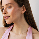 Колье "Шарики" в желтом золоте кол02586 от ювелирного магазина Оникс - 1