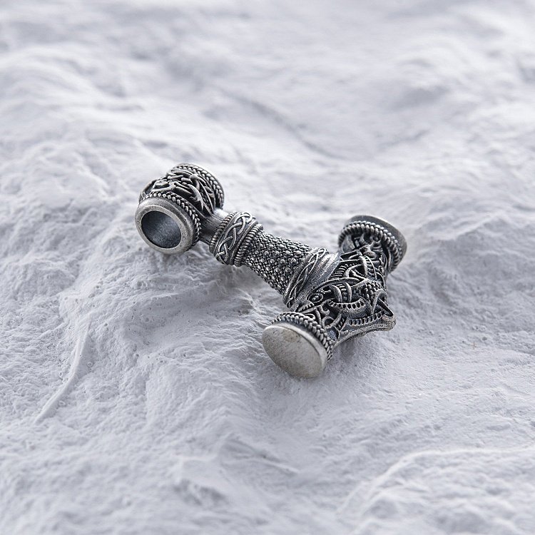 Серебряный кулон "Молот Тора" 7042 от ювелирного магазина Оникс - 5