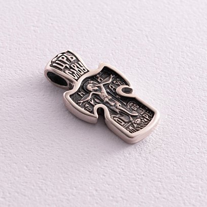 Серебряный православный крест 13758 №4